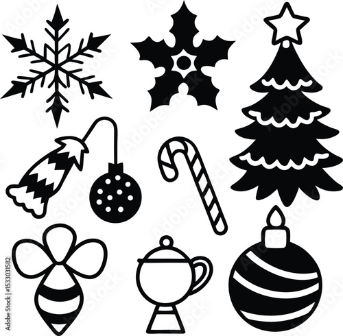 Christmas Icons Pack: Silhouette Edition
