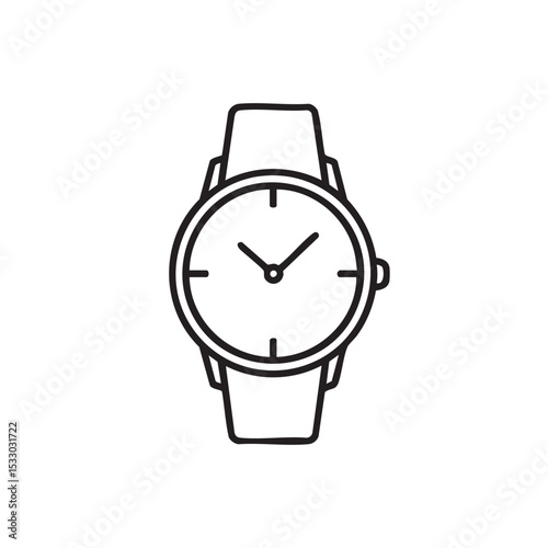 Minimalist wristwatch design for modern aesthetics and style