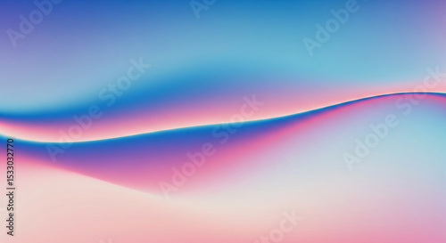 Minimalist pastel gradient background with smooth fluid blend of pink and blue tones