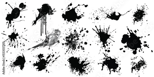 Ink blots Grunge Urban Background