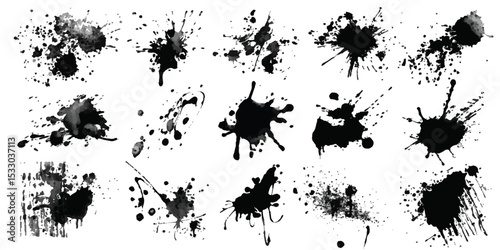 Ink blots Grunge Urban Background