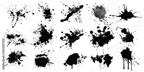 Ink blots Grunge Urban Background