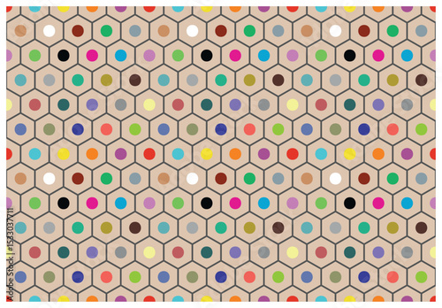 Decorative background seamless vector pattern. Architectural backdrop and textile surface pattern designs series	