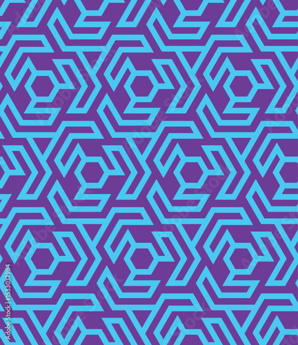 Abstract Maze Geometry Seamless Pattern -vector eps8