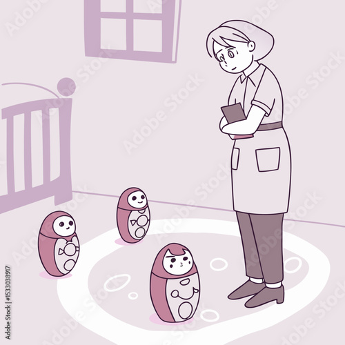 mother and baby in hospital