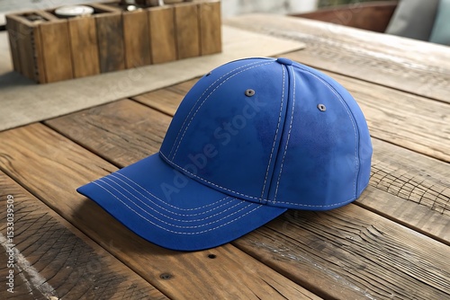 Classic Blue Baseball Cap Stylish and Comfortable Headwear
