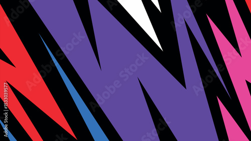 Red and teal spiked background