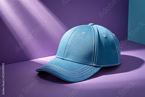 Stylish Light Blue Baseball Cap Perfect for Summer