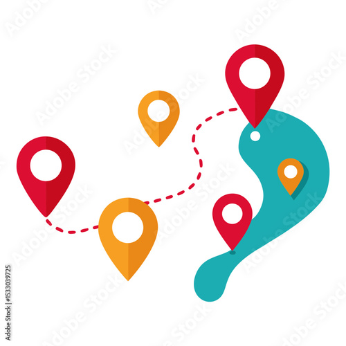 Strategic Route Planning with Geographic Markers for Navigation