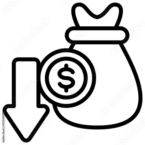 Money Loss Icon