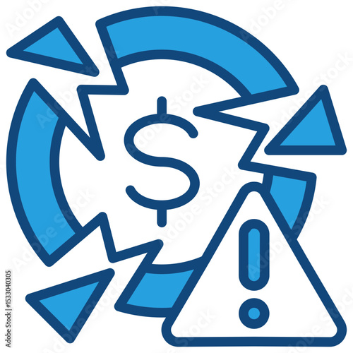 Financial Risk Icon