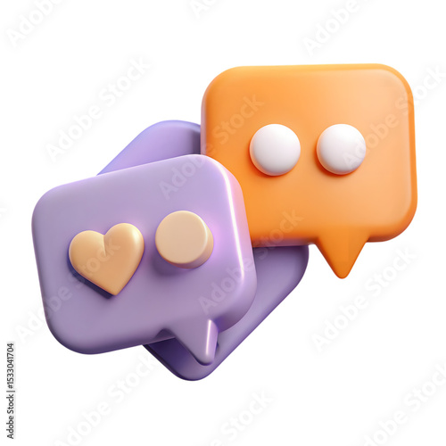 3D education and social media icon set for university, school, business and online course visuals