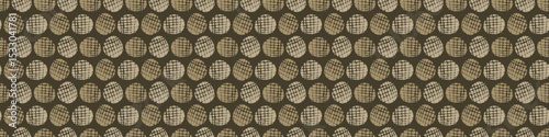 Polka dot blockprint seamless vector border. Neutral unisex whimsical style for washi tape, edging and handmade print texture. spotty vintage Ribbon. 