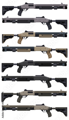 Modern Military Homeland Security Shotguns