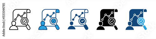 Audit icon sheet multiple style collection