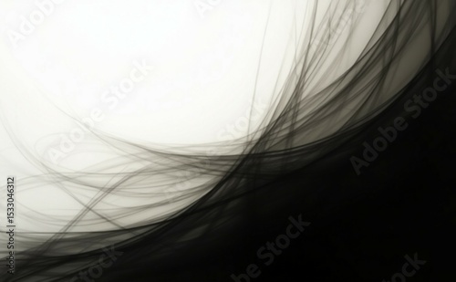 Abstract Background with white black Gradient




