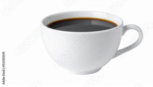 Wallpaper Mural coffee cup isolated on a white background, coffee cup-mug with hot black coffee, isolated Torontodigital.ca