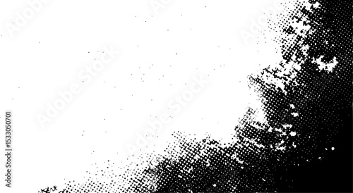 Vintage grunge paper texture. Old worn overlay distressed background. Torn and crumpled pattern for poster or vinyl album cover. Vector illustration of rough, dirty, grainy design	
