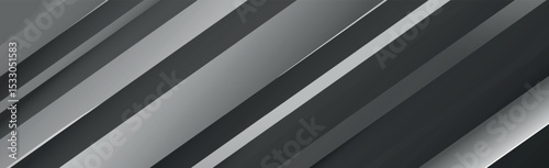 Abstract dark line background with glow and shadow - Vector illustration