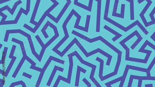 Vibrant blue and purple abstract lines background