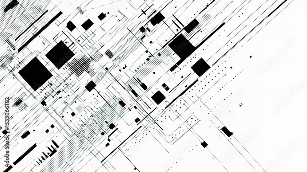 Fototapeta premium Modern Abstract Background Composed of Irregular Geometric Shapes