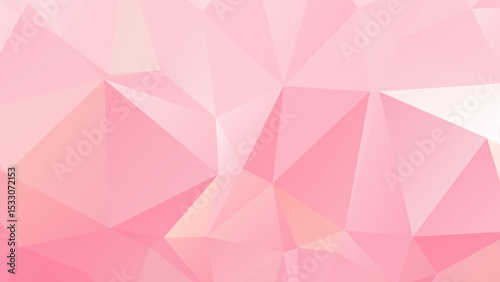 Elegant pink geometric polygonal pattern illustrating a modern pastel color design