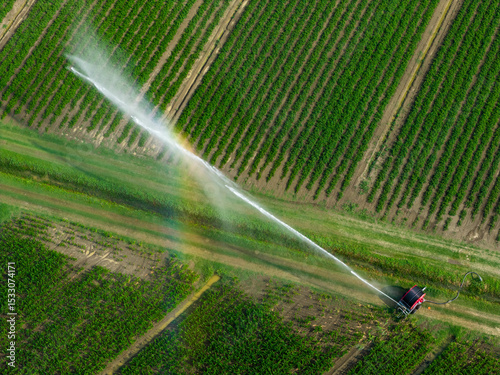 IRRIGAZIONE MECCANIZZATA CON IRRIGATORE A GETTO
