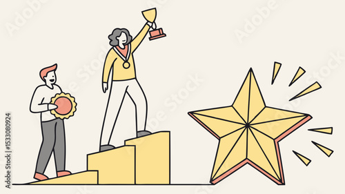Celebrating Success Achieving Goals and Winning Awards