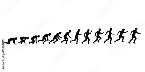 Evolution of Human Running A Visual Representation of Gait Progression