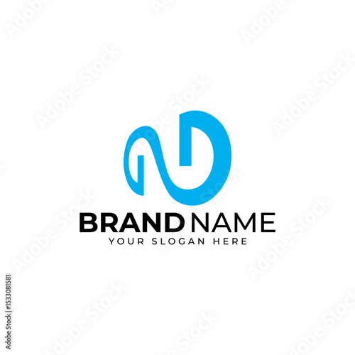 ND SD DD logo designs vector illustration
