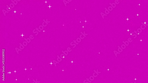 Sparkling Pink Glitter Background with Twinkling Stars