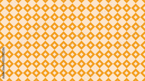 Orange Diamond Grid Background