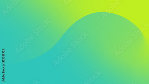 Abstract gradient background featuring turquoise and green fluid motion suitable for design