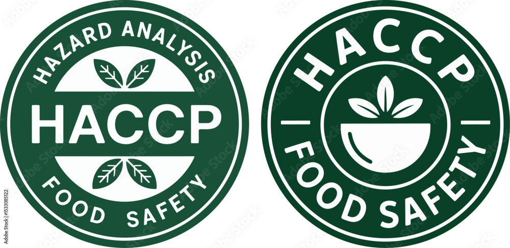 Obraz premium HACCP Food Safety Arrow Symbol – Hand Drawn Vector Icon for Hazard Analysis Critical Control Point Label