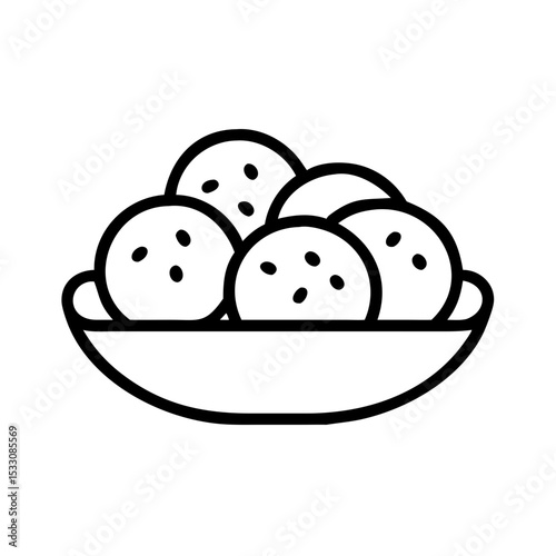 Cookies in a bowl for Eid al-Adha (Kurban Bayram) celebration