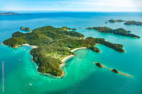 Moturua Island, Bay of Islands, North Island, New Zealand, Oceania.