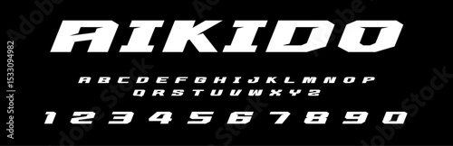 Aikido lettering vector graphic fight apparel clothing prints eps svg png. Typography Fonts graphics designs posters stickers. Download it Now in high resolution format and print it in any size