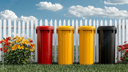 Trash sorting program for eco-conscious households using app tracking and rewards system