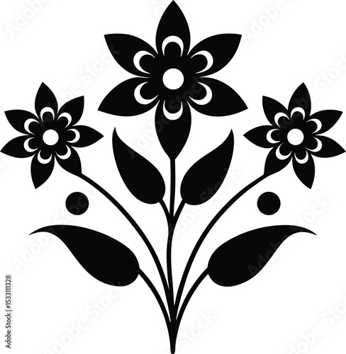 vector illustration of a flower