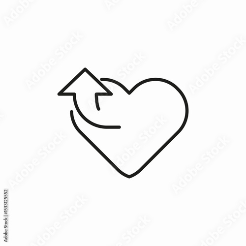 love heart icon sign vector