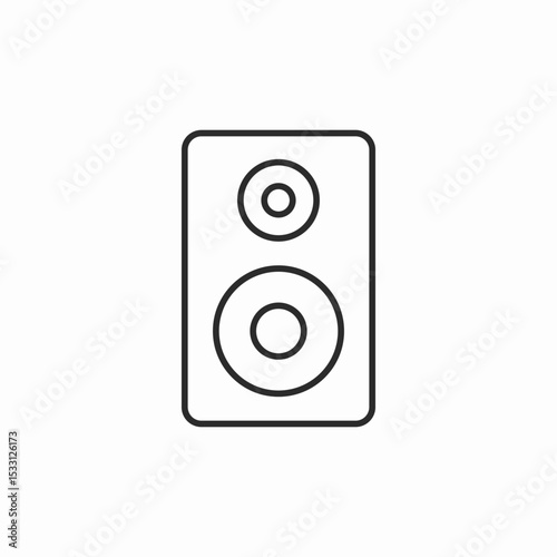 music speaker icon sign vector