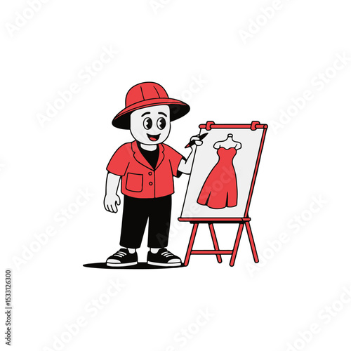 boy artist, cartoon painter, kids drawing, easel vector, creative child, painter character, cartoon artist, boy with art, illustration boy, art class cartoon, drawing kid, creative boy, paint brush, c
