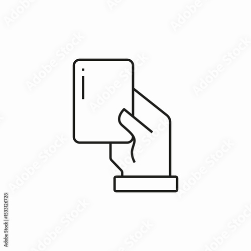 referee punishment card icon sign vector