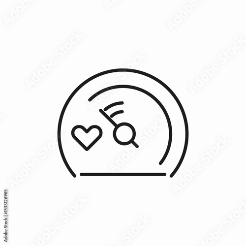 speed dating icon sign vector