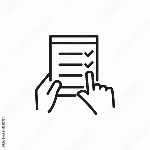 task list icon sign vector