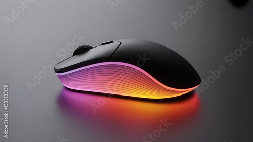 Illuminated Wireless Gaming Mouse with RGB Lighting