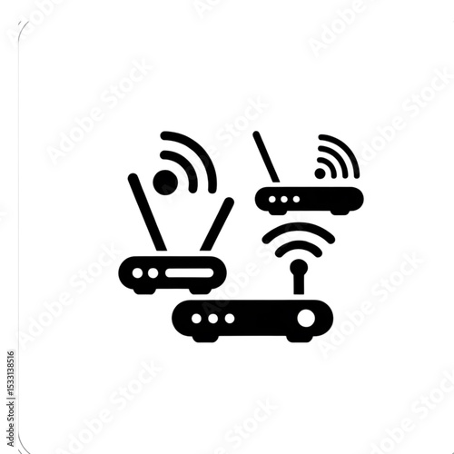 wireless network icon vector