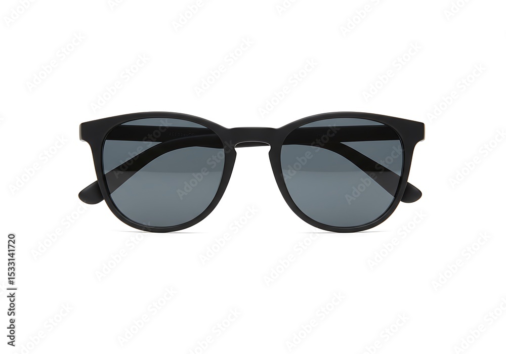 Fototapeta premium Stylish Black Round Sunglasses Perfect Summer Accessory for Men & Women