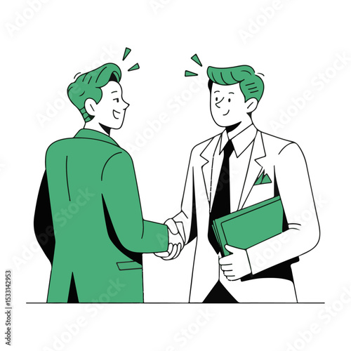 business people handshake