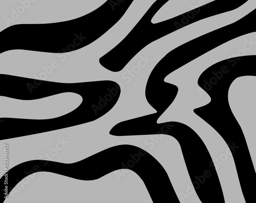 Abstract Zebra Stripe Pattern for Various Applications